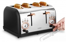 Lauben 4 Slice Toaster 1500BC Konyhai termékek - Konyhai kisgép (sütés / főzés / hűtés / ételkészítés) - Kenyérpirító - 504777