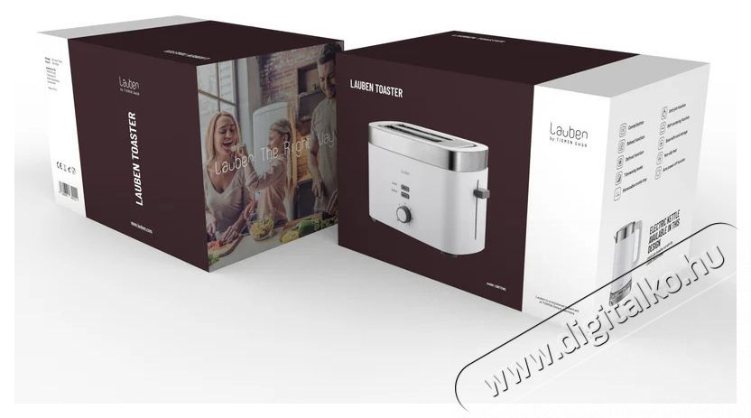 Lauben Toaster T17WS Konyhai term&eacute;kek - Konyhai kisg&eacute;p (s&uuml;t&eacute;s / főz&eacute;s / hűt&eacute;s / &eacute;telk&eacute;sz&iacute;t&eacute;s) - Keny&eacute;rpir&iacute;t&oacute; - 522329