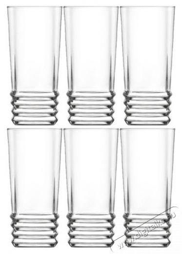 LAV  Vizespohár HB 330 ml ELEGAN víztiszta 6 db Konyhai termékek - Egyéb / Konyhai kiegészítő - 525192
