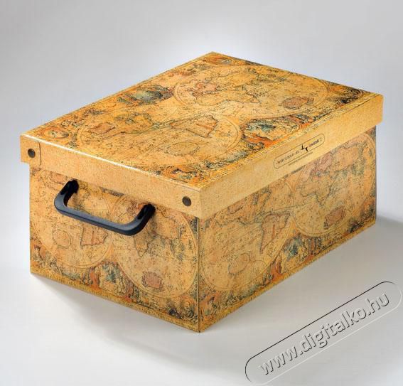 Lavatelli 026MP Baulino Marco Polo karton tároló doboz laminált bevonattal (25x35x17.5) Háztartás / Otthon / Kültér - Egyéb háztartási termék - 305325