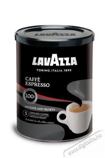 Lavazza Caffe Espresso őrölt kávé fémdobozban 250g Konyhai termékek - Kávéfőző / kávéörlő / kiegészítő - Kávé kapszula / pod / szemes / őrölt kávé - 386434