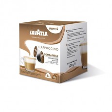 Lavazza Cappuccino Dolce Gusto kompatibilis kapszula 8+8db 200g Konyhai termékek - Kávéfőző / kávéörlő / kiegészítő - Kávé kapszula / pod / szemes / őrölt kávé - 386435