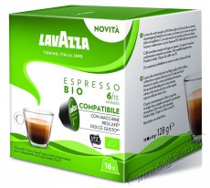 Lavazza Espresso Bio Dolce Gusto kompatibilis kapszula 16x8g Konyhai termékek - Kávéfőző / kávéörlő / kiegészítő - Kávé kapszula / pod / szemes / őrölt kávé - 386438