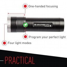 Led Lenser MT6 taktikai lámpa 3xAA Háztartás / Otthon / Kültér - Világítás / elektromosság - Zseblámpa / elemlámpa - 332671