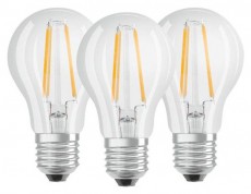 LEDVANCE Osram Base átlátszó üveg búra/7W/806lm/2700K/E27/dobozos LED körte izzó 3 db Egyéb - Nem forgalmazzuk ! - 390710