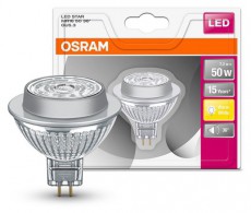 LEDVANCE Osram Star MR16 üveg ház/7,2W/621lm/2700K/GU5.3 LED spot izzó Egyéb - Nem forgalmazzuk ! - 390092