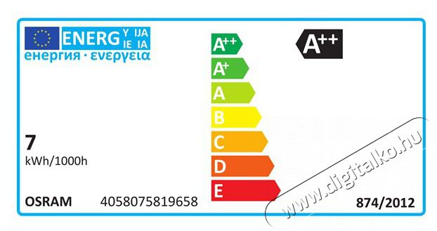 LEDVANCE Osram Value &aacute;tl&aacute;tsz&oacute; &uuml;veg b&uacute;ra/7W/806lm/2700K/E27 LED k&ouml;rte izz&oacute; Fot&oacute;-Vide&oacute; kieg&eacute;sz&iacute;tők - Vaku kieg&eacute;sz&iacute;tő - Izz&oacute; / villan&oacute;cső - 390530