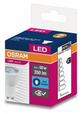 LEDVANCE Osram Value PAR16 műanyag ház/5W/350lm/6500K/GU10/230V/36fok/70lm/W LED spot izzó Egyéb - Nem forgalmazzuk ! - 390137