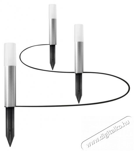 LEDVANCE Smart+ WiFi Garden 3 Pole mini kieg. 3db-os okos kültéri lámpa, színváltós, okos, vezérlehető lámpatest Háztartás / Otthon / Kültér - Világítás / elektromosság - Kerti / kültéri lámpa - 391143