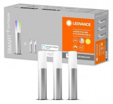 LEDVANCE Smart+ WiFi Garden 3 Pole mini kieg. 3db-os okos kültéri lámpa, színváltós, okos, vezérlehető lámpatest Háztartás / Otthon / Kültér - Világítás / elektromosság - Kerti / kültéri lámpa - 391143