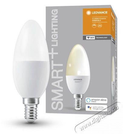 LEDVANCE Smart+ Wifi vez&eacute;rl&eacute;sű 5W 2700K E14 dimmelhető gyertya LED f&eacute;nyforr&aacute;s H&aacute;ztart&aacute;s / Otthon / K&uuml;lt&eacute;r - Vil&aacute;g&iacute;t&aacute;s / elektromoss&aacute;g - E14 foglalat&uacute; izz&oacute; - 391091