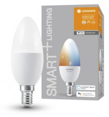 LEDVANCE Smart+ Wifi vezérlésű 5W állítható színhőmérsékletű E14 dimmelhető gyertya LED fényforrás Háztartás / Otthon / Kültér - Világítás / elektromosság - E14 foglalatú izzó - 391128