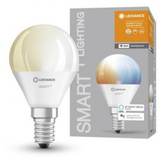 LEDVANCE Smart+ Wifi vezérlésű 5W állítható színhőmérsékletű E14 dimmelhető kisgömb LED fényforrás Háztartás / Otthon / Kültér - Világítás / elektromosság - E14 foglalatú izzó - 391093