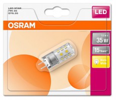 LEDVANCE Osram Star átlátszó búra/3,3W/400lm/2700K/GY6.35/12V LED kapszula Háztartás / Otthon / Kültér - Világítás / elektromosság - G4 foglalatú izzó - 394267