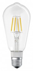 LEDVANCE Smart+ BT FIL edison fényforrás,DIM,6W 2700K E27 okostelefonnal,alkalmazással vezérelhető intelligens fényforrás Háztartás / Otthon / Kültér - Világítás / elektromosság - E27 foglalatú izzó - 396463