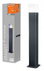 LEDVANCE Smart+ WiFi Cube 50Cm Post okos kültéri lámpa, sötét szürke,színváltós okos, vezérlehető intelligens lámpatest Háztartás / Otthon / Kültér - Világítás / elektromosság - Kerti / kültéri lámpa - 396453
