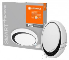 LEDVANCE Smart+ WiFi Ceiling Moon áll. színhőm. 480mm fehér/fekete okos vezérelhető intelligens lámpatest Háztartás / Otthon / Kültér - Világítás / elektromosság - Fali / mennyezeti lámpa - 391019