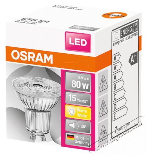 LEDVANCE Osram Star PAR16 üveg ház LED spot izzó Egyéb - Nem forgalmazzuk ! - 390316