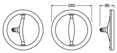 LEDVANCE Osram matt műanyag búra/17W/1521lm/2700K/E27 LED körfénycső Háztartás / Otthon / Kültér - Világítás / elektromosság - Fénycső - 406774