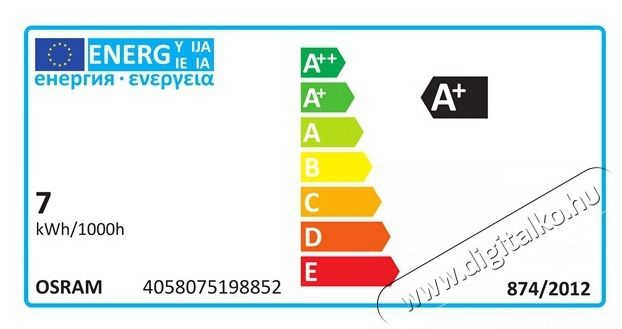 LEDVANCE Osram Value PAR16 műanyag h&aacute;z/6,9W/575lm/2700K/GU10/230V/120fok/83lm/W LED spot izz&oacute; Fot&oacute;-Vide&oacute; kieg&eacute;sz&iacute;tők - Vaku kieg&eacute;sz&iacute;tő - Izz&oacute; / villan&oacute;cső - 433850