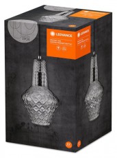 LEDVANCE Vintage 1906 Carved Bottle max. 60W/1xE27 füstüveg függesztett lámpa Háztartás / Otthon / Kültér - Világítás / elektromosság - Fali / mennyezeti lámpa - 443073