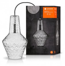 LEDVANCE Vintage 1906 Carved Bottle max. 60W/1xE27 füstüveg függesztett lámpa Háztartás / Otthon / Kültér - Világítás / elektromosság - Fali / mennyezeti lámpa - 443073