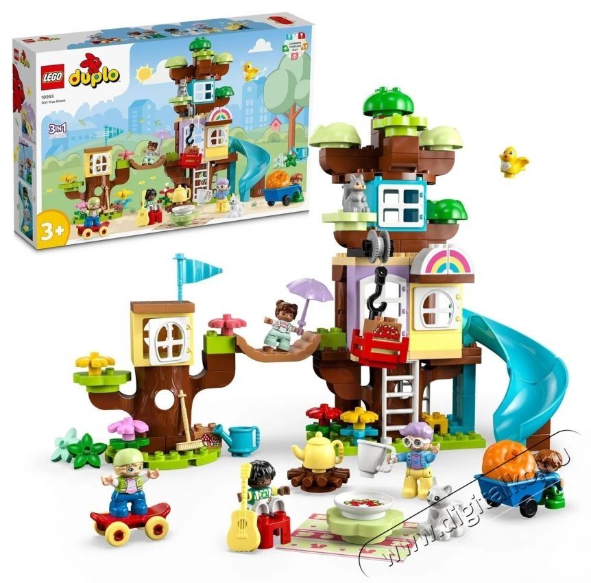 LEGO DUPLO - 3 az 1-ben lombh&aacute;z (10993) H&aacute;ztart&aacute;s / Otthon / K&uuml;lt&eacute;r - J&aacute;t&eacute;k / Sport - Kreat&iacute;v / k&eacute;szs&eacute;gfejlesztő j&aacute;t&eacute;k - 531284