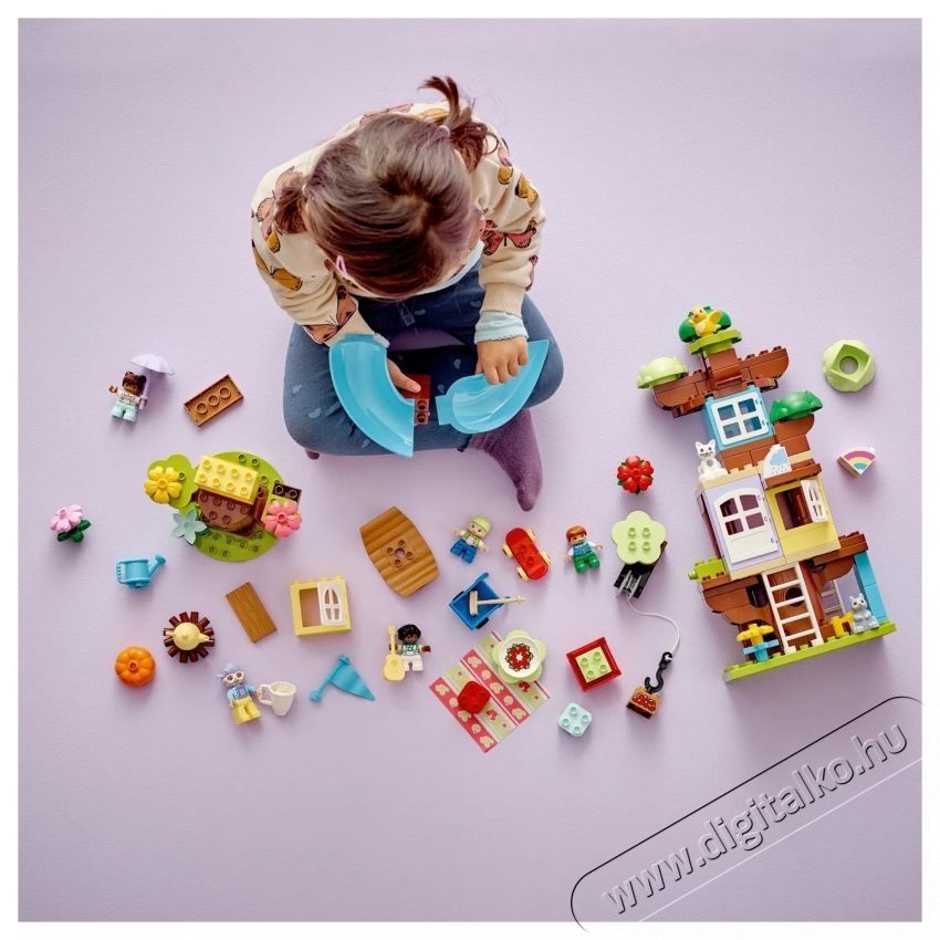 LEGO DUPLO - 3 az 1-ben lombh&aacute;z (10993) H&aacute;ztart&aacute;s / Otthon / K&uuml;lt&eacute;r - J&aacute;t&eacute;k / Sport - Kreat&iacute;v / k&eacute;szs&eacute;gfejlesztő j&aacute;t&eacute;k - 531284