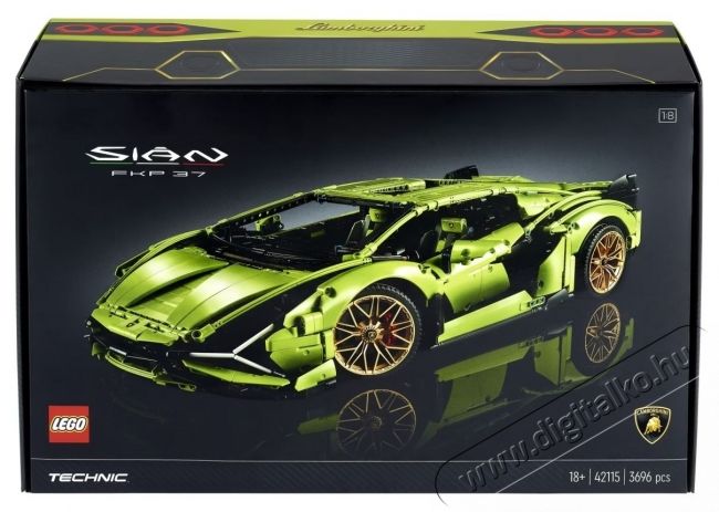 LEGO Technic - Lamborghini Si&aacute;n FKP 37 (42115) H&aacute;ztart&aacute;s / Otthon / K&uuml;lt&eacute;r - J&aacute;t&eacute;k / Sport - Kreat&iacute;v / k&eacute;szs&eacute;gfejlesztő j&aacute;t&eacute;k - 531283