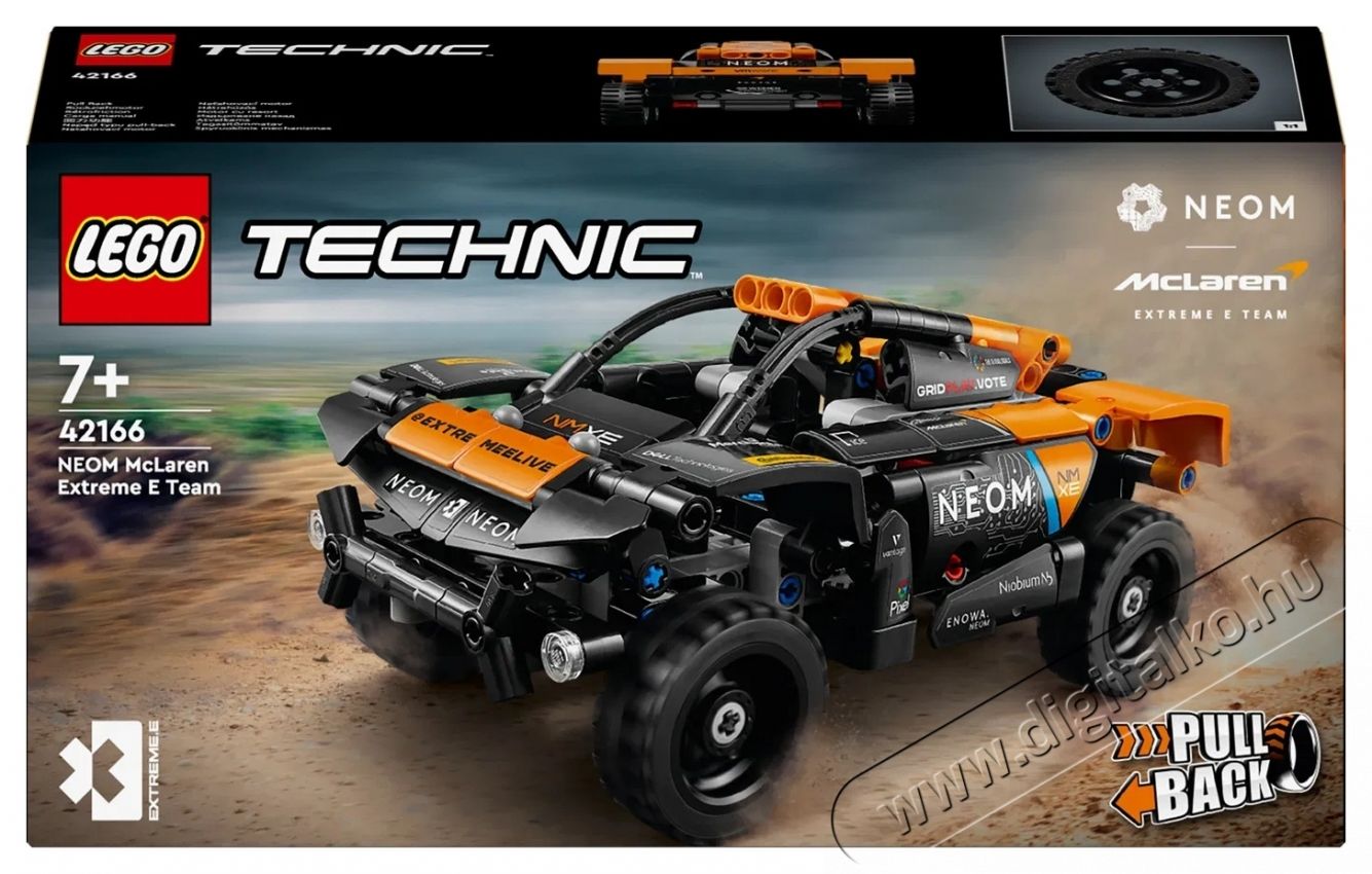LEGO Technic - NEOM McLaren Extreme E Race Car (42166) H&aacute;ztart&aacute;s / Otthon / K&uuml;lt&eacute;r - J&aacute;t&eacute;k / Sport - Kreat&iacute;v / k&eacute;szs&eacute;gfejlesztő j&aacute;t&eacute;k - 531286