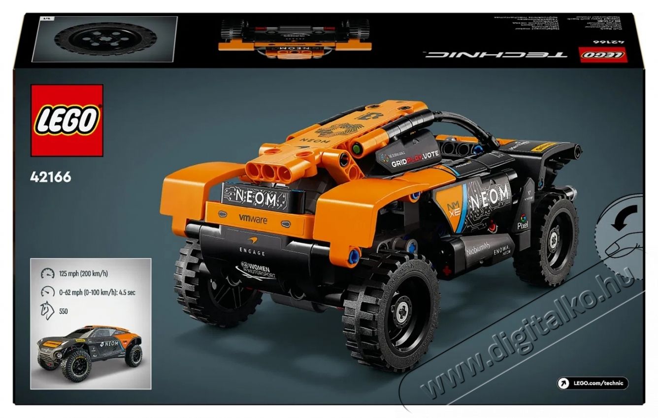 LEGO Technic - NEOM McLaren Extreme E Race Car (42166) H&aacute;ztart&aacute;s / Otthon / K&uuml;lt&eacute;r - J&aacute;t&eacute;k / Sport - Kreat&iacute;v / k&eacute;szs&eacute;gfejlesztő j&aacute;t&eacute;k - 531286