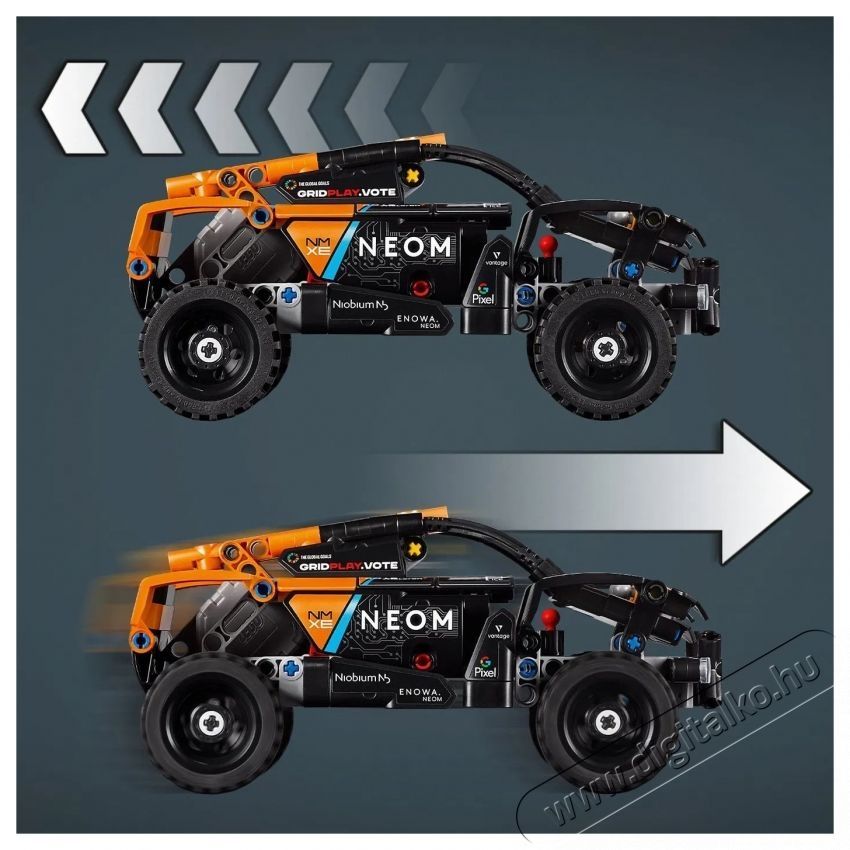 LEGO Technic - NEOM McLaren Extreme E Race Car (42166) H&aacute;ztart&aacute;s / Otthon / K&uuml;lt&eacute;r - J&aacute;t&eacute;k / Sport - Kreat&iacute;v / k&eacute;szs&eacute;gfejlesztő j&aacute;t&eacute;k - 531286