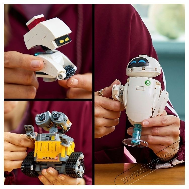 LEGO Disney - WALL-E &eacute;s EVA (43279) H&aacute;ztart&aacute;s / Otthon / K&uuml;lt&eacute;r - J&aacute;t&eacute;k / Sport - Kreat&iacute;v / k&eacute;szs&eacute;gfejlesztő j&aacute;t&eacute;k - 531295