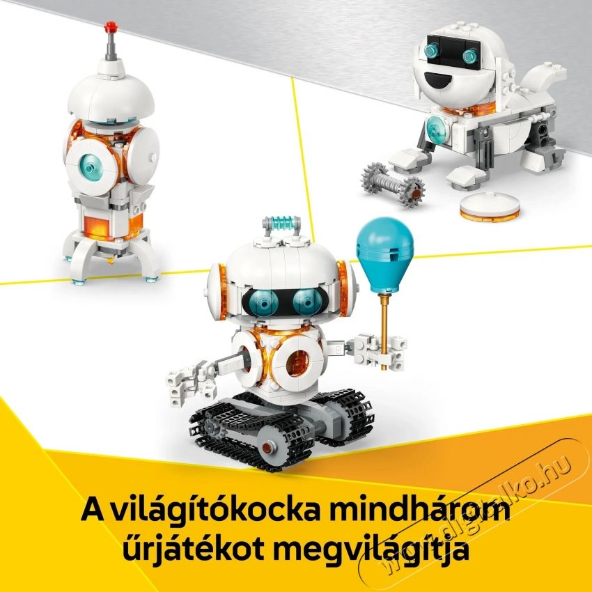 LEGO Creator 3in1 Űrrobot 31164 H&aacute;ztart&aacute;s / Otthon / K&uuml;lt&eacute;r - J&aacute;t&eacute;k / Sport - Kreat&iacute;v / k&eacute;szs&eacute;gfejlesztő j&aacute;t&eacute;k - 531387