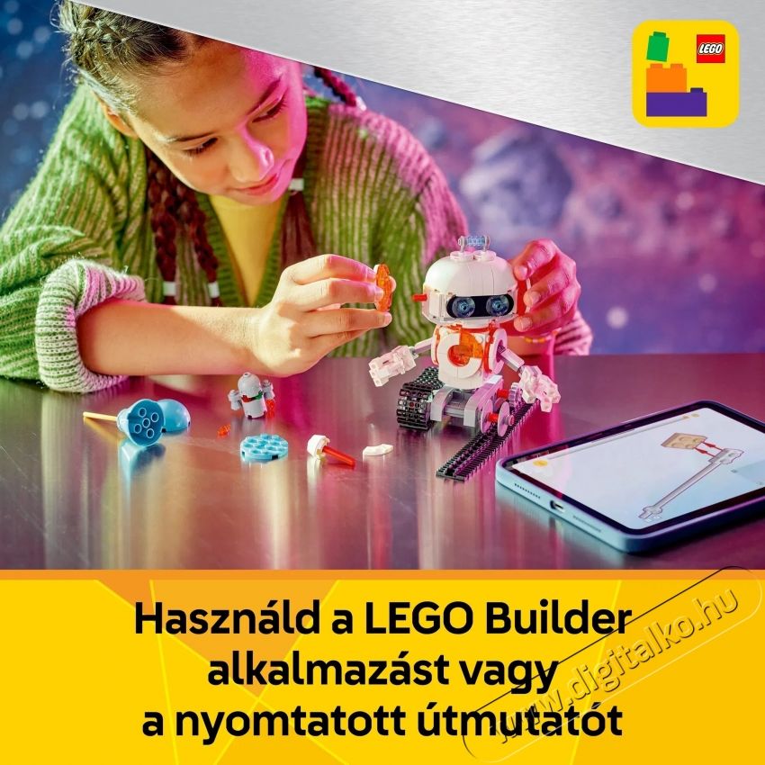LEGO Creator 3in1 Űrrobot 31164 H&aacute;ztart&aacute;s / Otthon / K&uuml;lt&eacute;r - J&aacute;t&eacute;k / Sport - Kreat&iacute;v / k&eacute;szs&eacute;gfejlesztő j&aacute;t&eacute;k - 531387