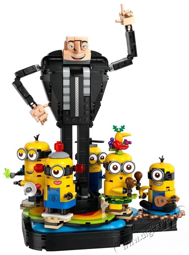 LEGO Gru 4. Kocka Gru &eacute;s minyonok 75582 H&aacute;ztart&aacute;s / Otthon / K&uuml;lt&eacute;r - J&aacute;t&eacute;k / Sport - Kreat&iacute;v / k&eacute;szs&eacute;gfejlesztő j&aacute;t&eacute;k - 531388