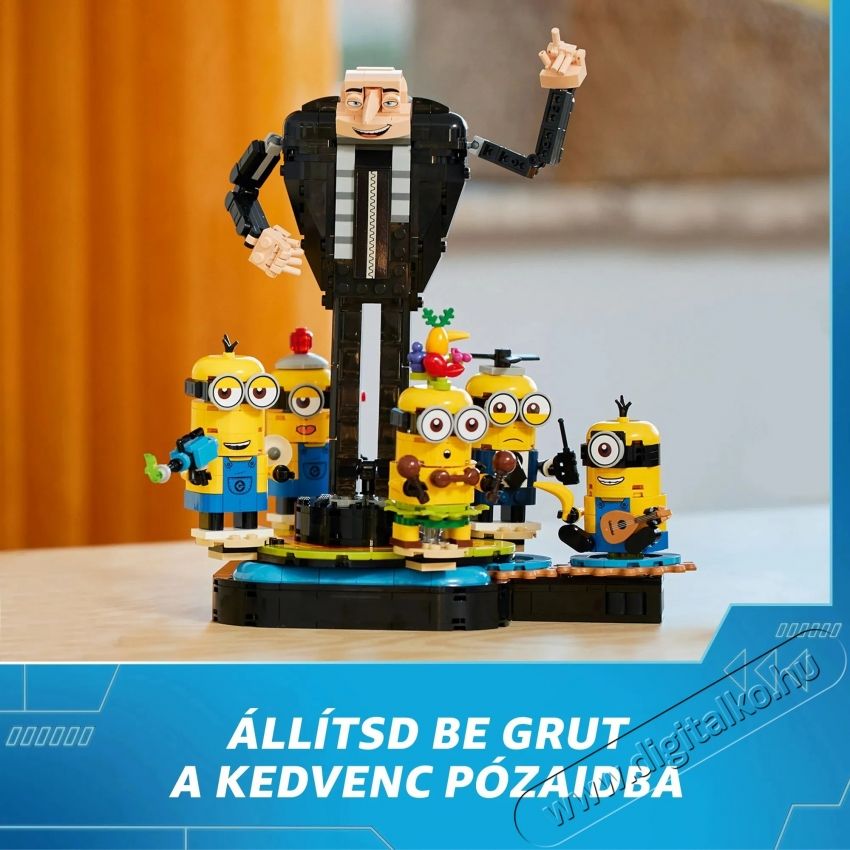 LEGO Gru 4. Kocka Gru &eacute;s minyonok 75582 H&aacute;ztart&aacute;s / Otthon / K&uuml;lt&eacute;r - J&aacute;t&eacute;k / Sport - Kreat&iacute;v / k&eacute;szs&eacute;gfejlesztő j&aacute;t&eacute;k - 531388