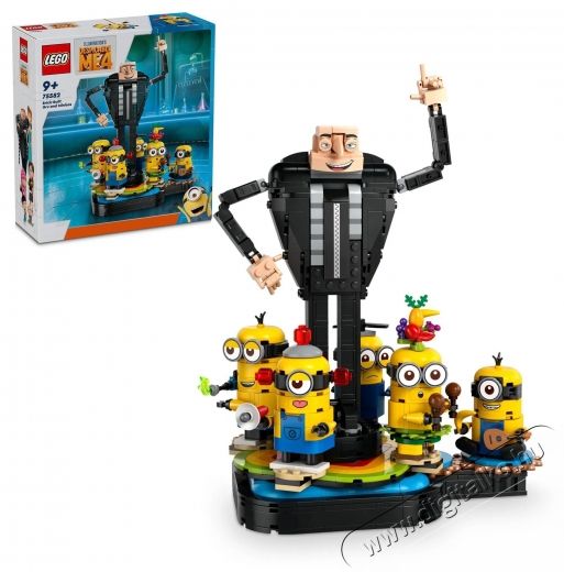 LEGO Gru 4. Kocka Gru &eacute;s minyonok 75582 H&aacute;ztart&aacute;s / Otthon / K&uuml;lt&eacute;r - J&aacute;t&eacute;k / Sport - Kreat&iacute;v / k&eacute;szs&eacute;gfejlesztő j&aacute;t&eacute;k - 531388