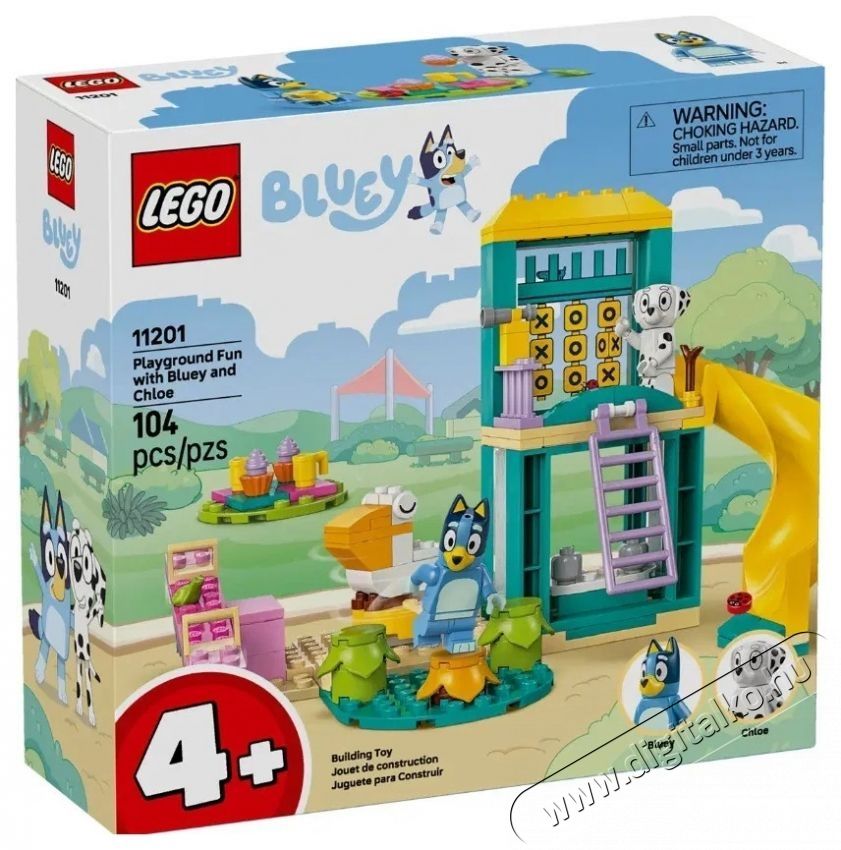LEGO Bluey Bluey &eacute;s Klo&eacute; vid&aacute;m kalandjai a j&aacute;tsz&oacute;t&eacute;ren 11201 H&aacute;ztart&aacute;s / Otthon / K&uuml;lt&eacute;r - J&aacute;t&eacute;k / Sport - Kreat&iacute;v / k&eacute;szs&eacute;gfejlesztő j&aacute;t&eacute;k - 531391