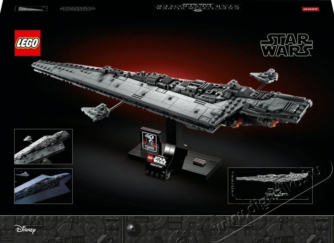 LEGO Star Wars 75356 Executor Szupercsillag-rombol&oacute; H&aacute;ztart&aacute;s / Otthon / K&uuml;lt&eacute;r - J&aacute;t&eacute;k / Sport - Kreat&iacute;v / k&eacute;szs&eacute;gfejlesztő j&aacute;t&eacute;k - 531392