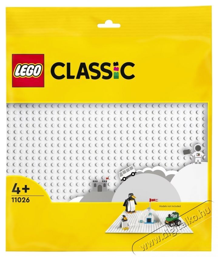 LEGO Classic - Feh&eacute;r alaplap (11026)  H&aacute;ztart&aacute;s / Otthon / K&uuml;lt&eacute;r - J&aacute;t&eacute;k / Sport - Kreat&iacute;v / k&eacute;szs&eacute;gfejlesztő j&aacute;t&eacute;k - 531456