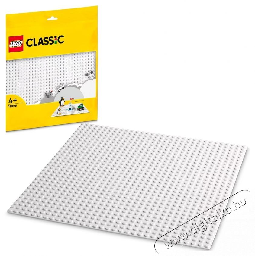 LEGO Classic - Feh&eacute;r alaplap (11026)  H&aacute;ztart&aacute;s / Otthon / K&uuml;lt&eacute;r - J&aacute;t&eacute;k / Sport - Kreat&iacute;v / k&eacute;szs&eacute;gfejlesztő j&aacute;t&eacute;k - 531456