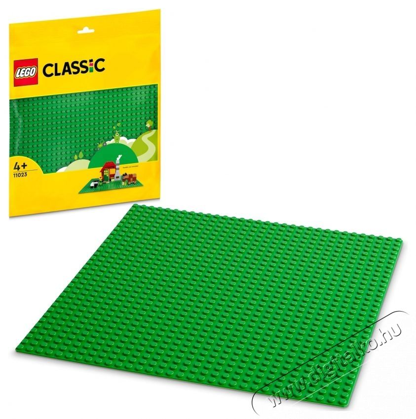 LEGO Classic - Z&ouml;ld alaplap (11023) H&aacute;ztart&aacute;s / Otthon / K&uuml;lt&eacute;r - J&aacute;t&eacute;k / Sport - Kreat&iacute;v / k&eacute;szs&eacute;gfejlesztő j&aacute;t&eacute;k - 531454