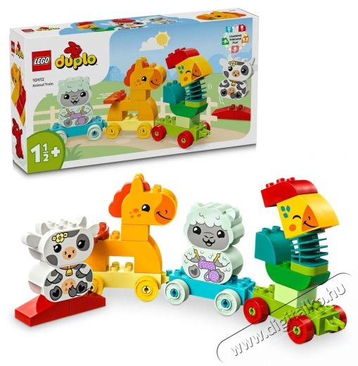 LEGO DUPLO  10412 &Aacute;llatok a vonaton H&aacute;ztart&aacute;s / Otthon / K&uuml;lt&eacute;r - J&aacute;t&eacute;k / Sport - Kreat&iacute;v / k&eacute;szs&eacute;gfejlesztő j&aacute;t&eacute;k - 531902