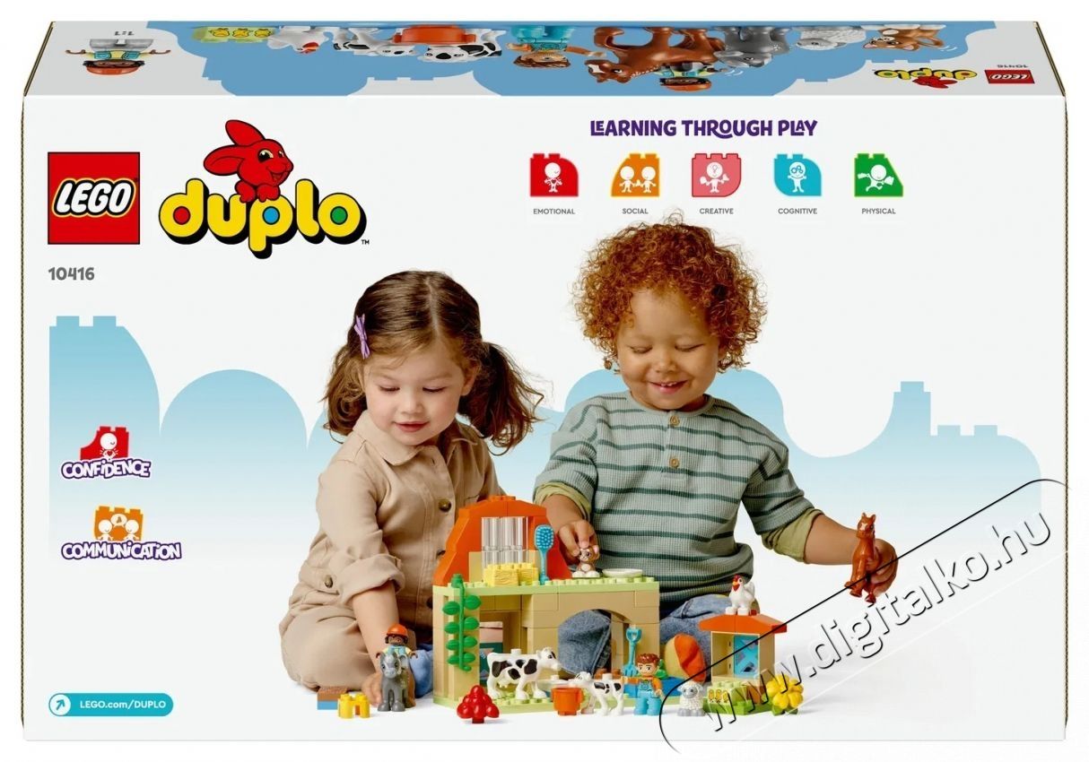 LEGO DUPLO  10416 &Aacute;llatok gondoz&aacute;sa a farmon H&aacute;ztart&aacute;s / Otthon / K&uuml;lt&eacute;r - J&aacute;t&eacute;k / Sport - Kreat&iacute;v / k&eacute;szs&eacute;gfejlesztő j&aacute;t&eacute;k - 531904