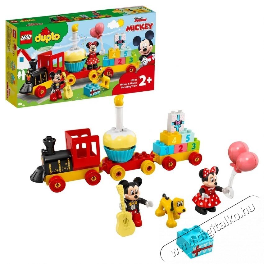 LEGO DUPLO  Disney 10941 Mickey   Minnie sz&uuml;let&eacute;snapi vonata H&aacute;ztart&aacute;s / Otthon / K&uuml;lt&eacute;r - J&aacute;t&eacute;k / Sport - Kreat&iacute;v / k&eacute;szs&eacute;gfejlesztő j&aacute;t&eacute;k - 531898