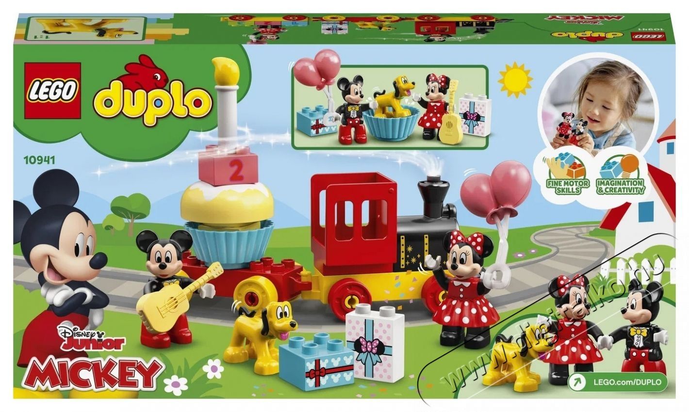 LEGO DUPLO  Disney 10941 Mickey   Minnie sz&uuml;let&eacute;snapi vonata H&aacute;ztart&aacute;s / Otthon / K&uuml;lt&eacute;r - J&aacute;t&eacute;k / Sport - Kreat&iacute;v / k&eacute;szs&eacute;gfejlesztő j&aacute;t&eacute;k - 531898