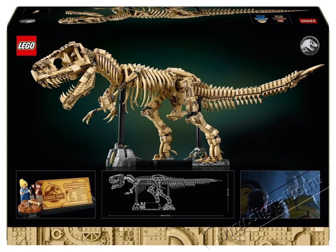 LEGO Jurassic World 76968 Dinoszaurusz maradv&aacute;nyok  Tyrannosaurus rex H&aacute;ztart&aacute;s / Otthon / K&uuml;lt&eacute;r - J&aacute;t&eacute;k / Sport - Kreat&iacute;v / k&eacute;szs&eacute;gfejlesztő j&aacute;t&eacute;k - 531891