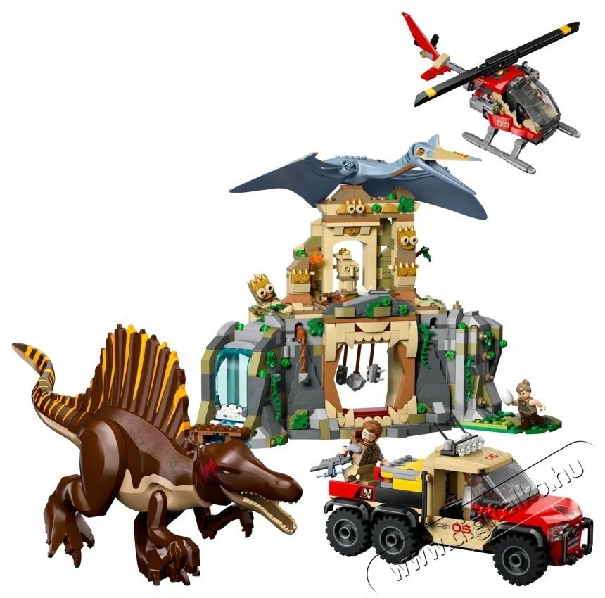LEGO Jurassic World 76976 Spinosaurus &eacute;s Quetzalcoatlus  l&eacute;gi k&uuml;ldet&eacute;s H&aacute;ztart&aacute;s / Otthon / K&uuml;lt&eacute;r - J&aacute;t&eacute;k / Sport - Kreat&iacute;v / k&eacute;szs&eacute;gfejlesztő j&aacute;t&eacute;k - 531903