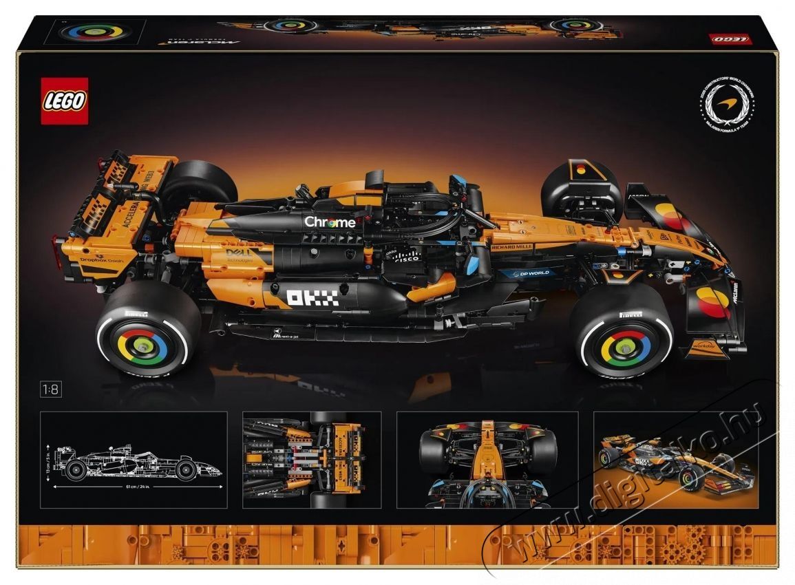 LEGO Technic - McLaren MCL39 F1 aut&oacute; (42228) H&aacute;ztart&aacute;s / Otthon / K&uuml;lt&eacute;r - J&aacute;t&eacute;k / Sport - Kreat&iacute;v / k&eacute;szs&eacute;gfejlesztő j&aacute;t&eacute;k - 534787